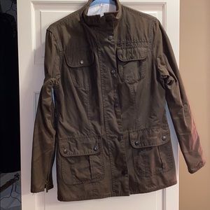 Dark green Barbour jacket
